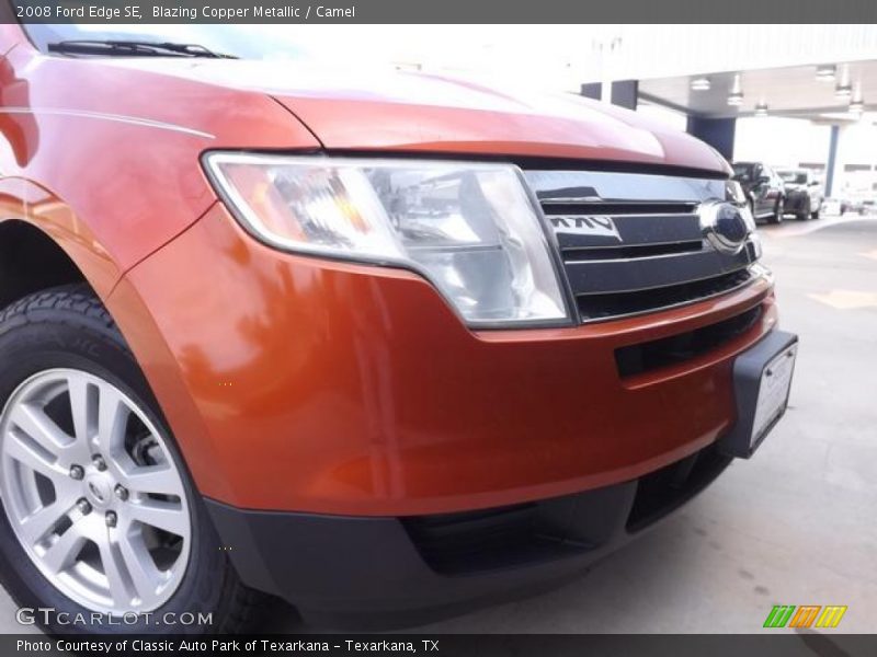 Blazing Copper Metallic / Camel 2008 Ford Edge SE