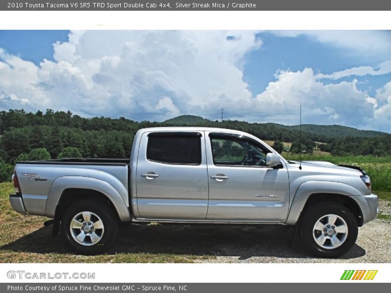 Silver Streak Mica / Graphite 2010 Toyota Tacoma V6 SR5 TRD Sport Double Cab 4x4