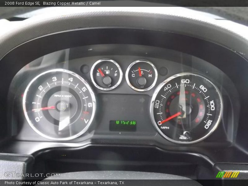 Blazing Copper Metallic / Camel 2008 Ford Edge SE