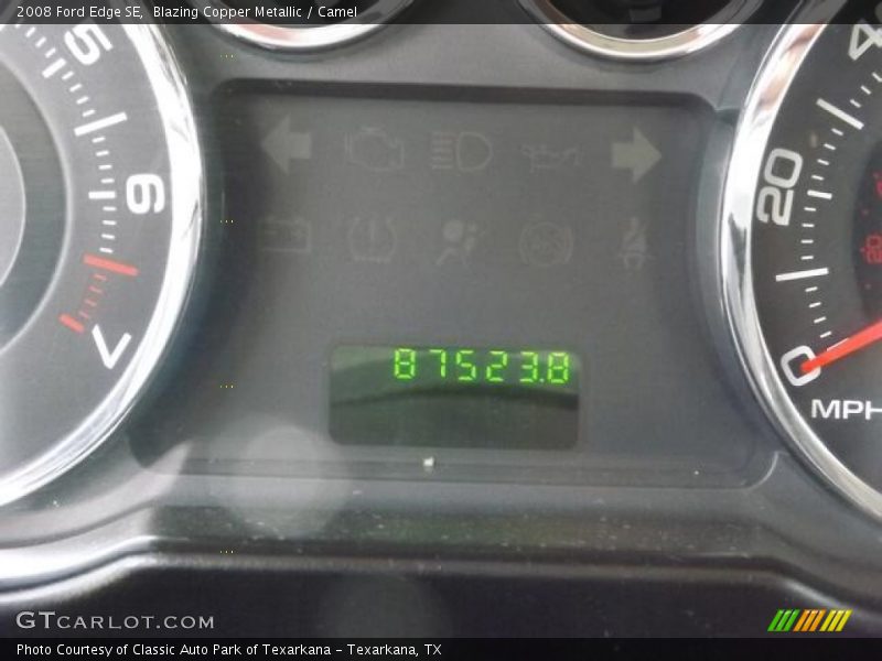 Blazing Copper Metallic / Camel 2008 Ford Edge SE