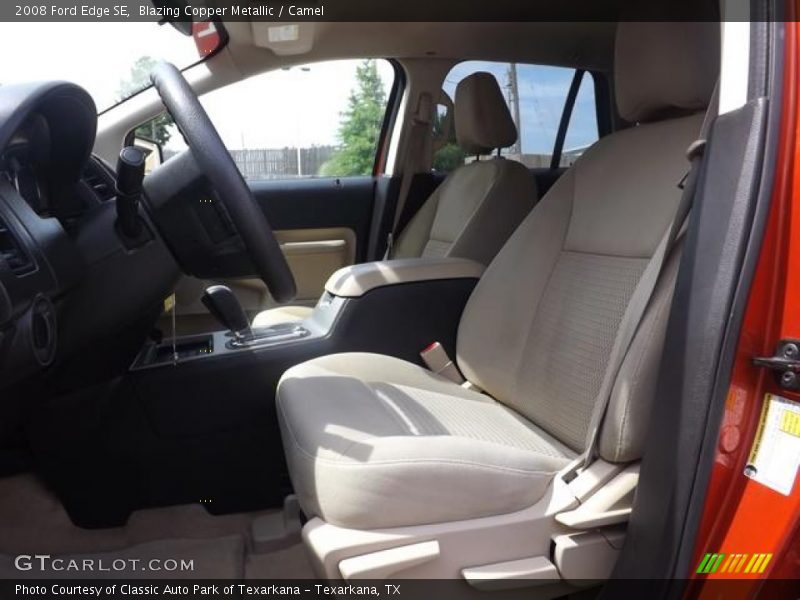 Blazing Copper Metallic / Camel 2008 Ford Edge SE