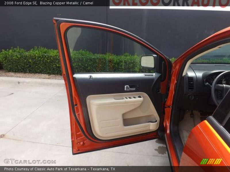 Blazing Copper Metallic / Camel 2008 Ford Edge SE