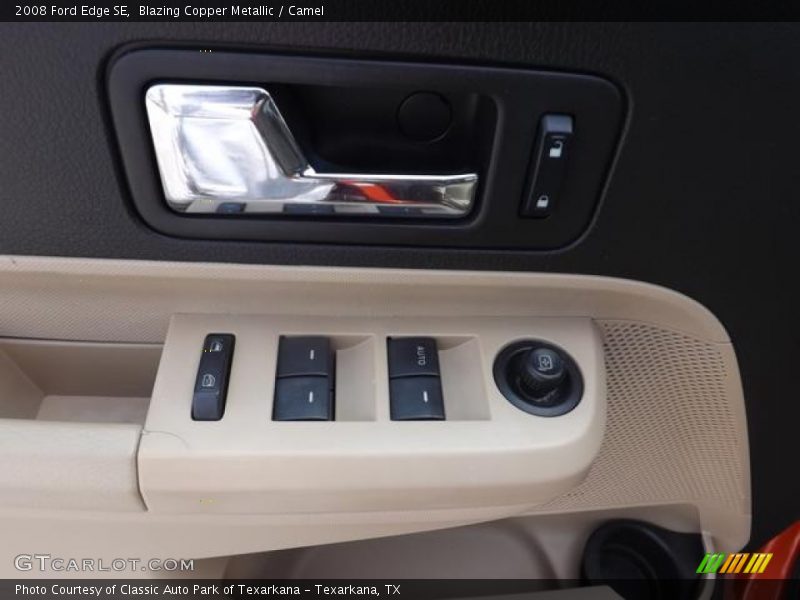 Blazing Copper Metallic / Camel 2008 Ford Edge SE