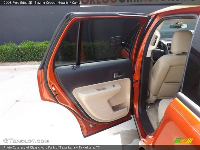 Blazing Copper Metallic / Camel 2008 Ford Edge SE
