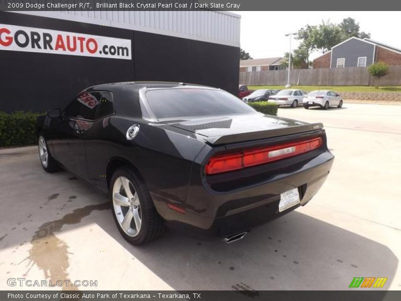 Brilliant Black Crystal Pearl Coat / Dark Slate Gray 2009 Dodge Challenger R/T