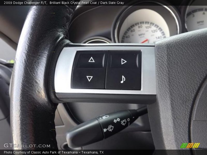Brilliant Black Crystal Pearl Coat / Dark Slate Gray 2009 Dodge Challenger R/T