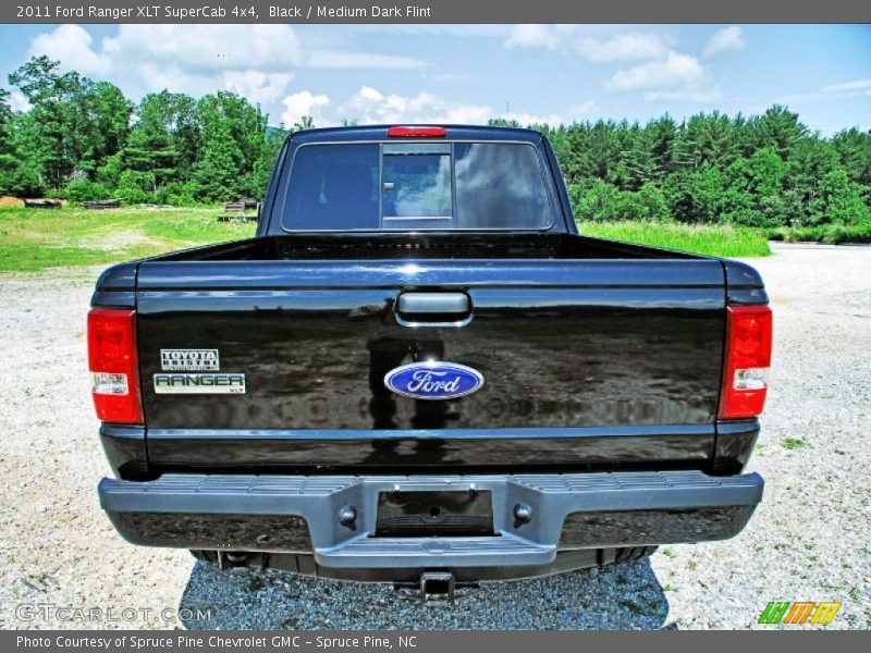 Black / Medium Dark Flint 2011 Ford Ranger XLT SuperCab 4x4