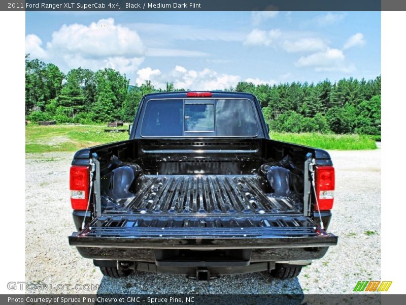 Black / Medium Dark Flint 2011 Ford Ranger XLT SuperCab 4x4