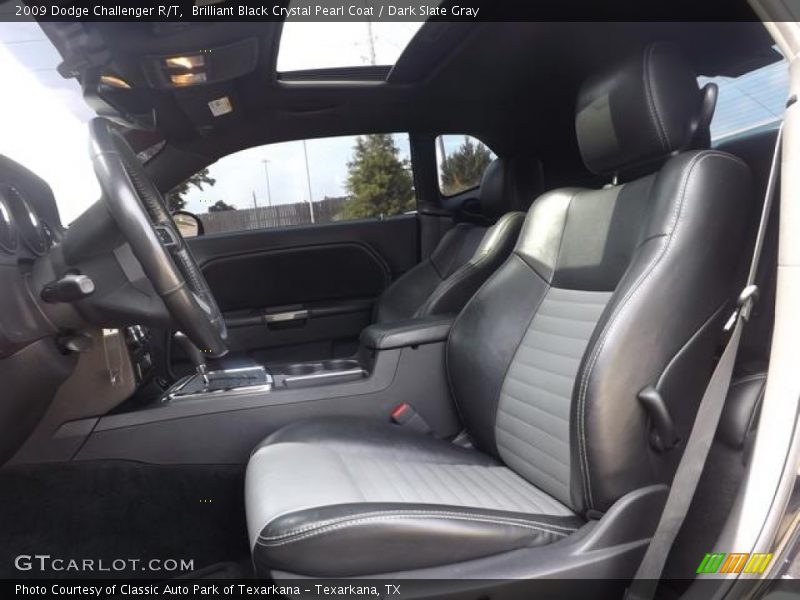 Brilliant Black Crystal Pearl Coat / Dark Slate Gray 2009 Dodge Challenger R/T