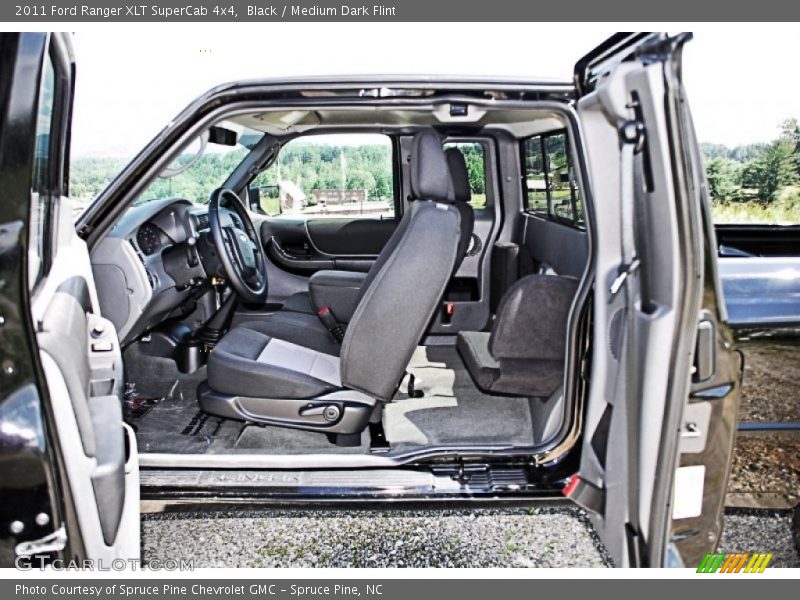  2011 Ranger XLT SuperCab 4x4 Medium Dark Flint Interior