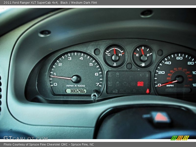  2011 Ranger XLT SuperCab 4x4 XLT SuperCab 4x4 Gauges