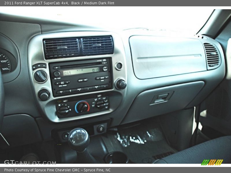 Black / Medium Dark Flint 2011 Ford Ranger XLT SuperCab 4x4