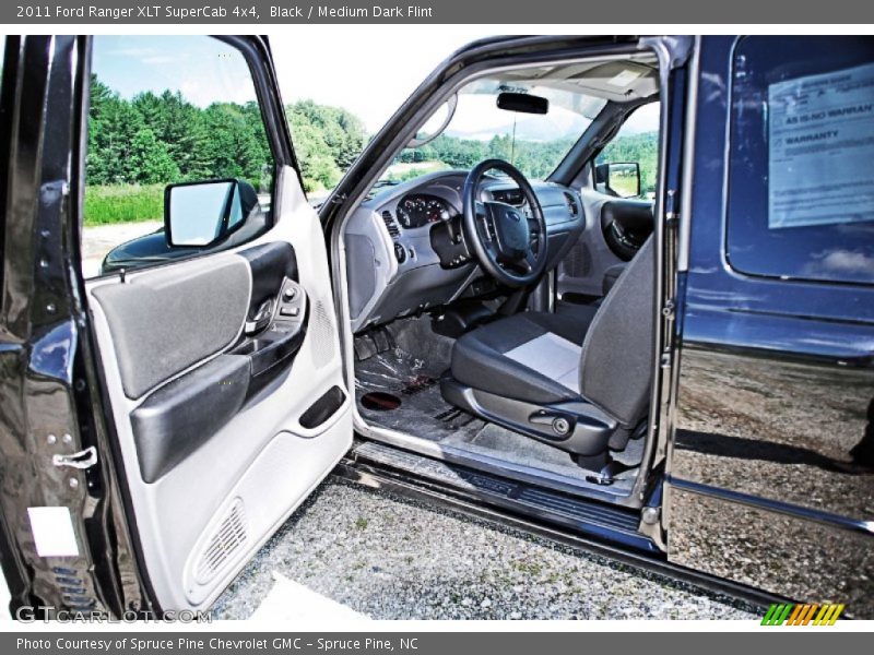 Black / Medium Dark Flint 2011 Ford Ranger XLT SuperCab 4x4