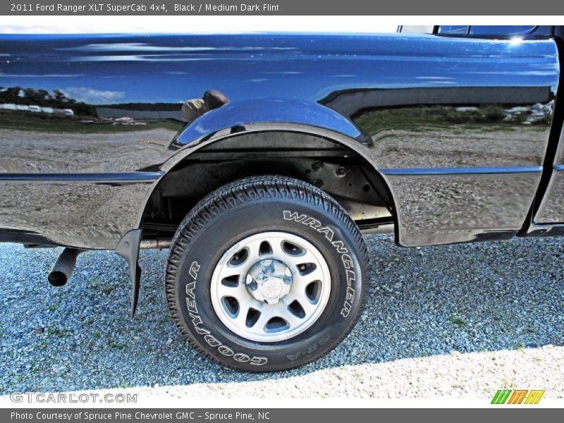 Black / Medium Dark Flint 2011 Ford Ranger XLT SuperCab 4x4
