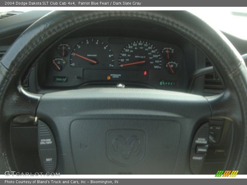 Patriot Blue Pearl / Dark Slate Gray 2004 Dodge Dakota SLT Club Cab 4x4