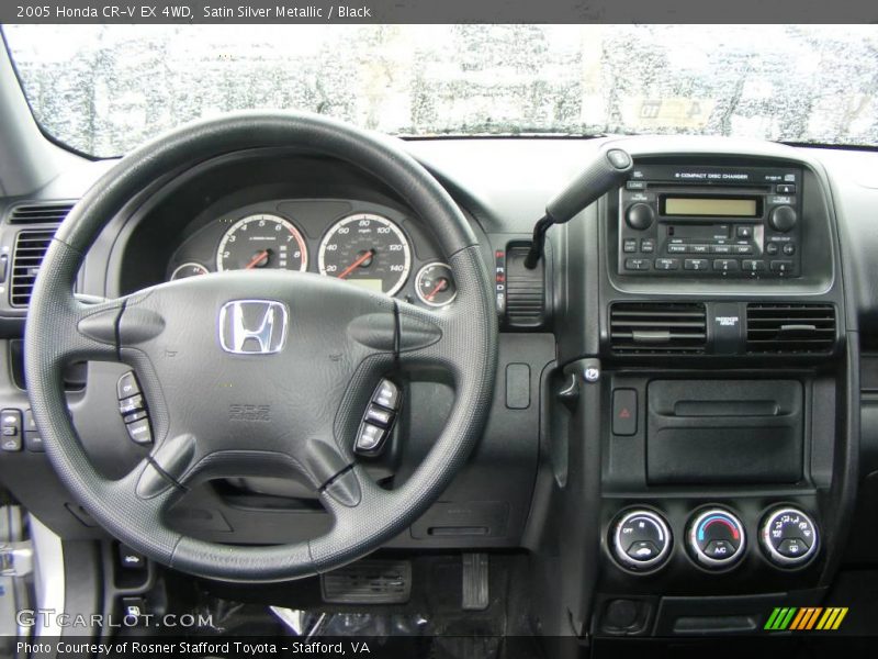 Satin Silver Metallic / Black 2005 Honda CR-V EX 4WD