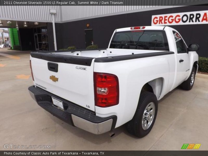 Summit White / Dark Titanium 2011 Chevrolet Silverado 1500 LS Regular Cab