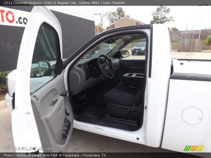Summit White / Dark Titanium 2011 Chevrolet Silverado 1500 LS Regular Cab