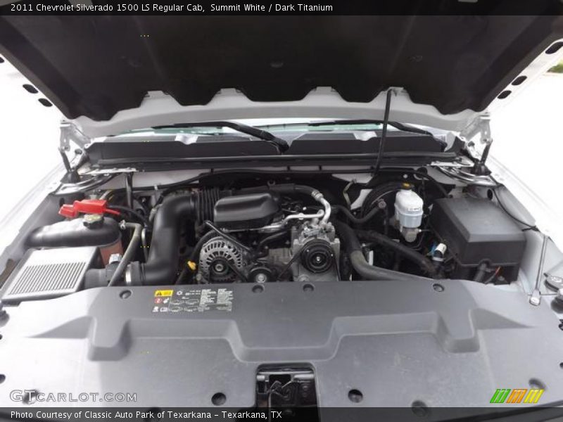 Summit White / Dark Titanium 2011 Chevrolet Silverado 1500 LS Regular Cab