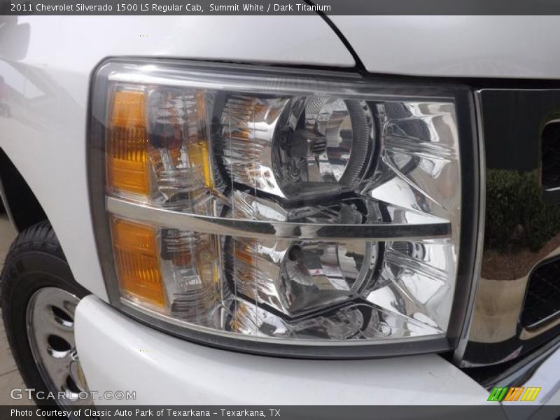 Summit White / Dark Titanium 2011 Chevrolet Silverado 1500 LS Regular Cab