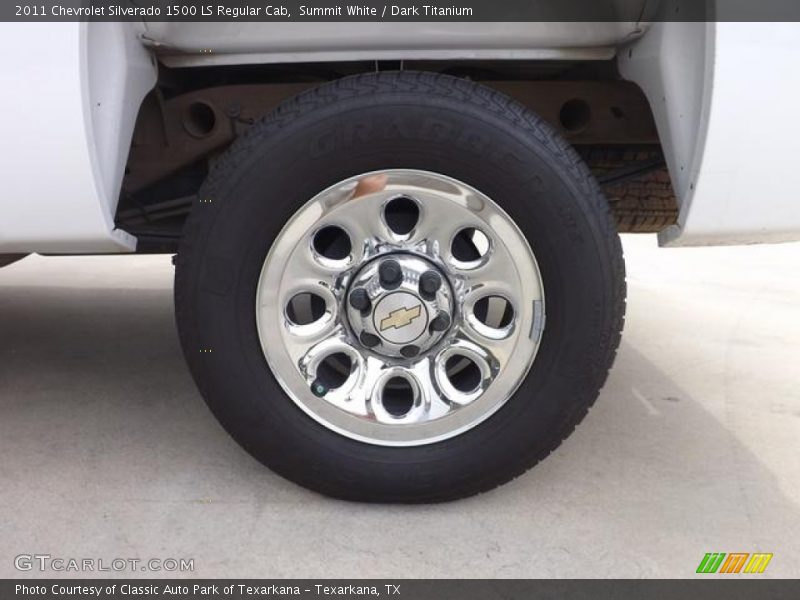 Summit White / Dark Titanium 2011 Chevrolet Silverado 1500 LS Regular Cab