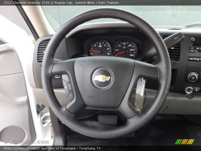 Summit White / Dark Titanium 2011 Chevrolet Silverado 1500 LS Regular Cab