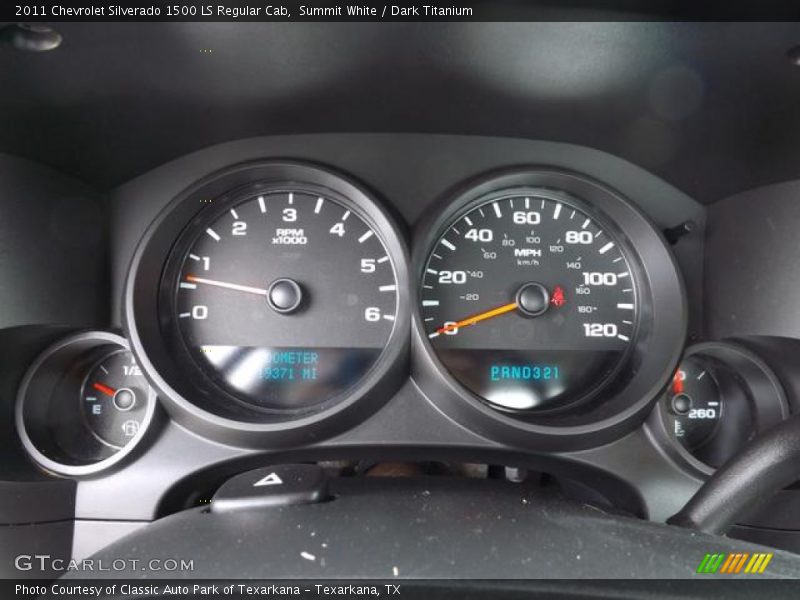 Summit White / Dark Titanium 2011 Chevrolet Silverado 1500 LS Regular Cab