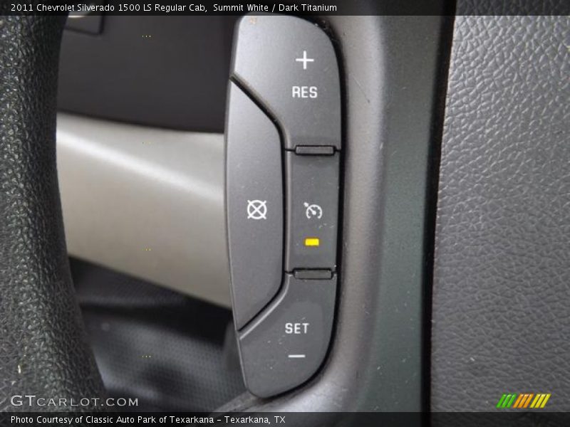 Summit White / Dark Titanium 2011 Chevrolet Silverado 1500 LS Regular Cab