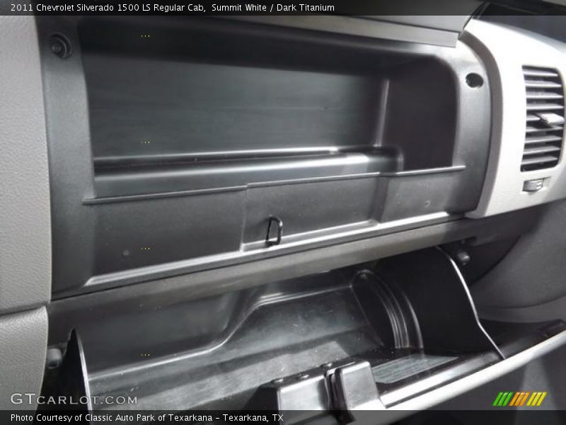 Summit White / Dark Titanium 2011 Chevrolet Silverado 1500 LS Regular Cab