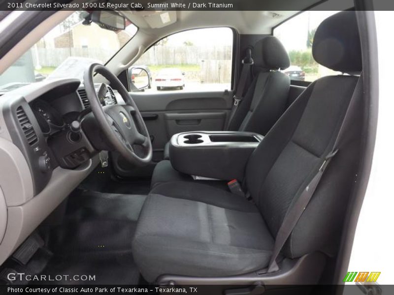 Summit White / Dark Titanium 2011 Chevrolet Silverado 1500 LS Regular Cab