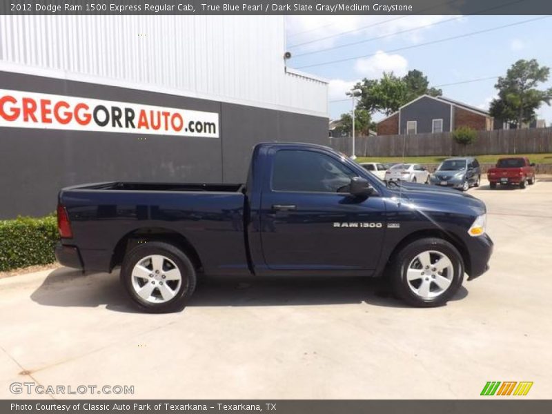True Blue Pearl / Dark Slate Gray/Medium Graystone 2012 Dodge Ram 1500 Express Regular Cab