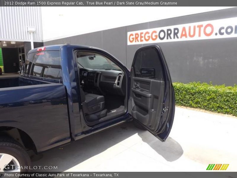 True Blue Pearl / Dark Slate Gray/Medium Graystone 2012 Dodge Ram 1500 Express Regular Cab