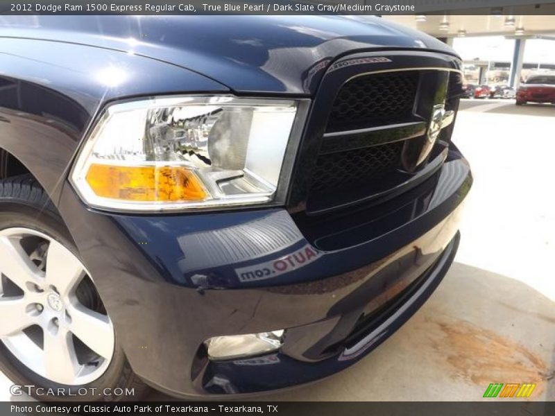 True Blue Pearl / Dark Slate Gray/Medium Graystone 2012 Dodge Ram 1500 Express Regular Cab