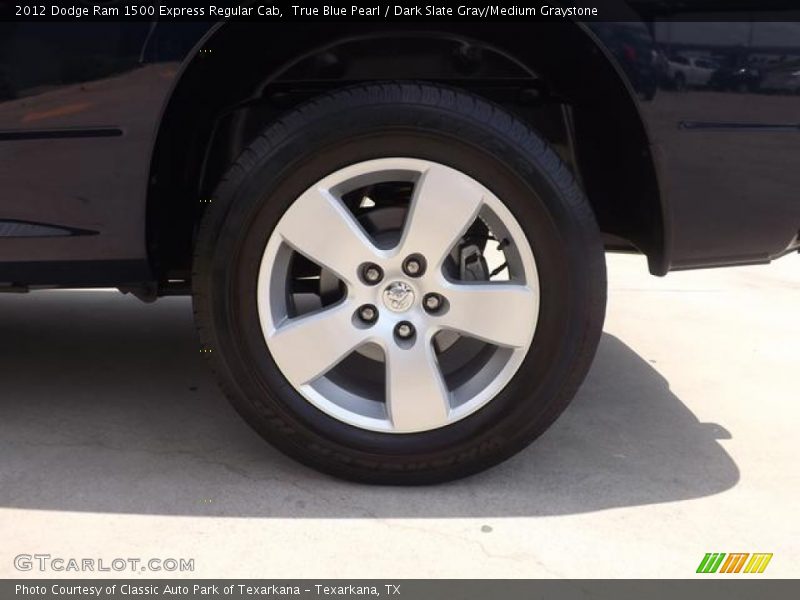 True Blue Pearl / Dark Slate Gray/Medium Graystone 2012 Dodge Ram 1500 Express Regular Cab