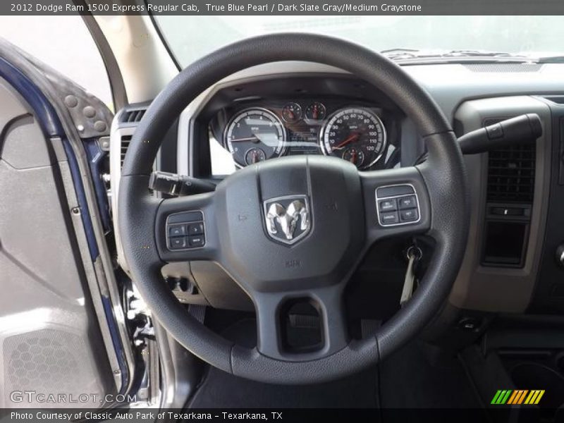 True Blue Pearl / Dark Slate Gray/Medium Graystone 2012 Dodge Ram 1500 Express Regular Cab