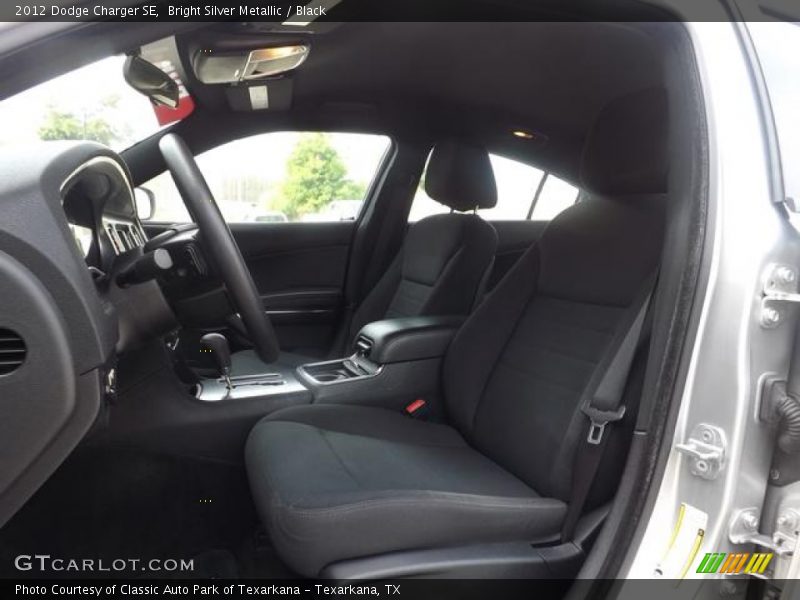 Bright Silver Metallic / Black 2012 Dodge Charger SE