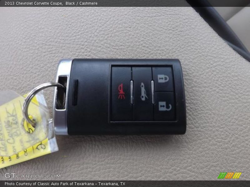 Keys of 2013 Corvette Coupe