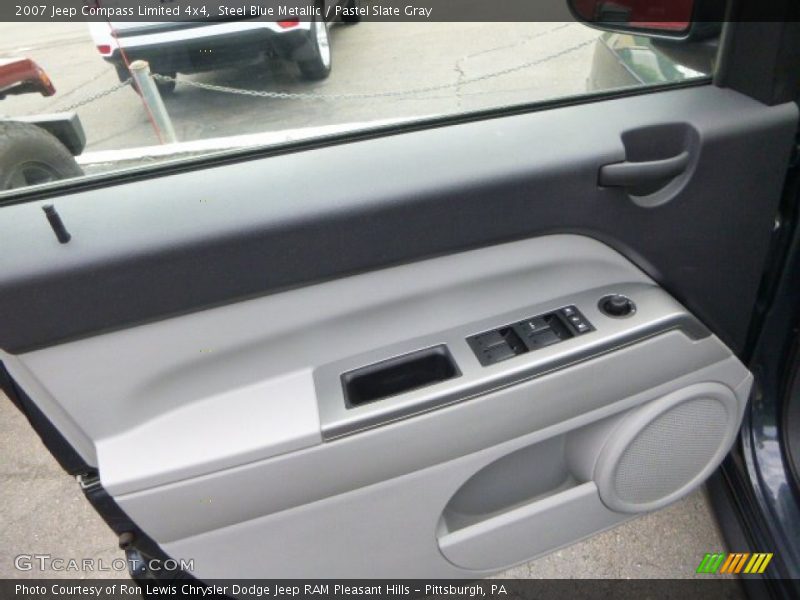 Steel Blue Metallic / Pastel Slate Gray 2007 Jeep Compass Limited 4x4