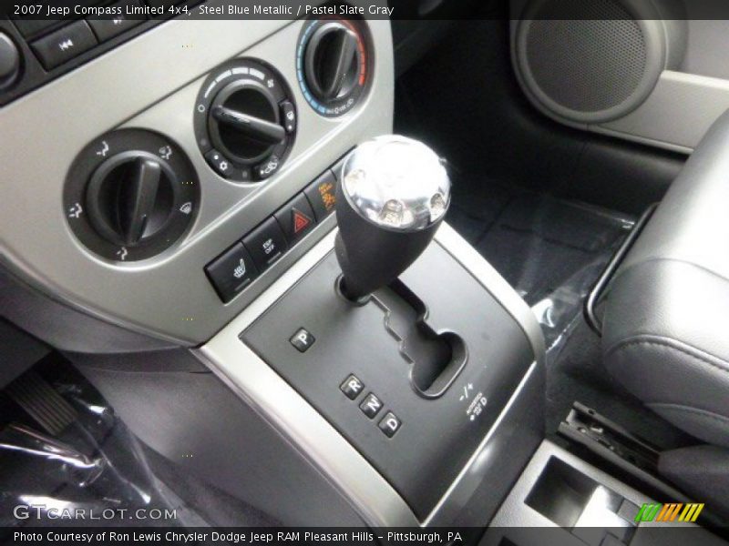 Steel Blue Metallic / Pastel Slate Gray 2007 Jeep Compass Limited 4x4