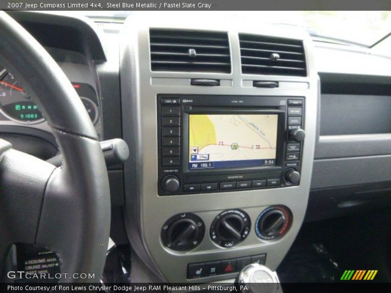 Steel Blue Metallic / Pastel Slate Gray 2007 Jeep Compass Limited 4x4