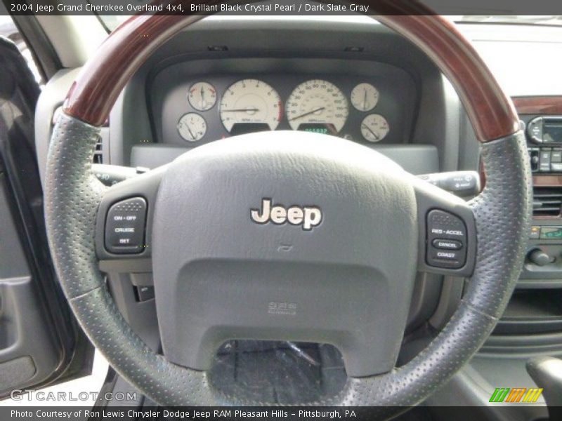  2004 Grand Cherokee Overland 4x4 Steering Wheel