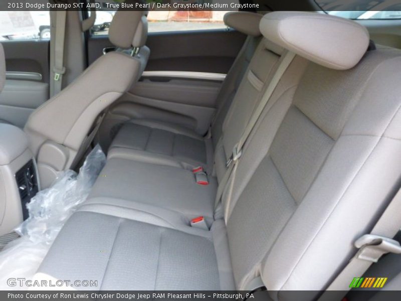 True Blue Pearl / Dark Graystone/Medium Graystone 2013 Dodge Durango SXT AWD