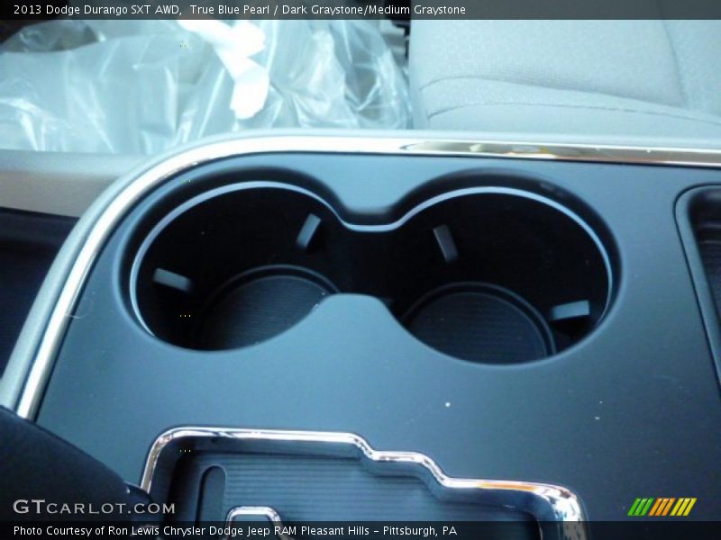 True Blue Pearl / Dark Graystone/Medium Graystone 2013 Dodge Durango SXT AWD