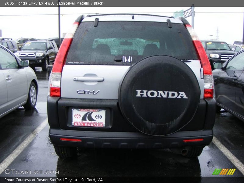 Satin Silver Metallic / Black 2005 Honda CR-V EX 4WD