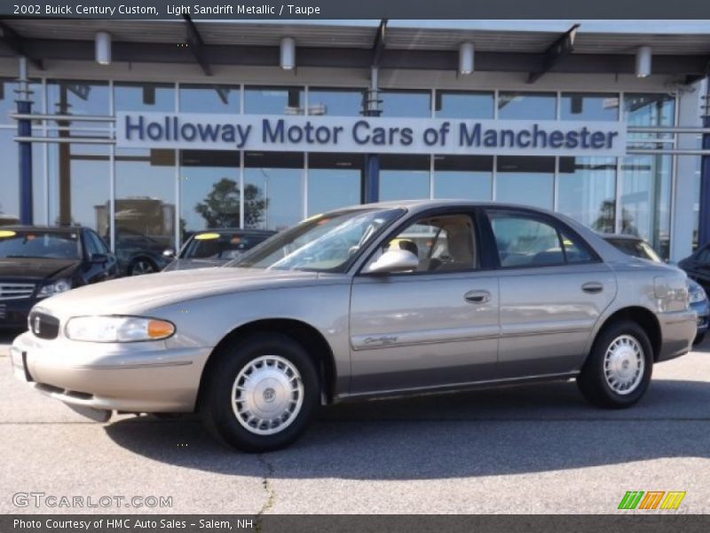Light Sandrift Metallic / Taupe 2002 Buick Century Custom