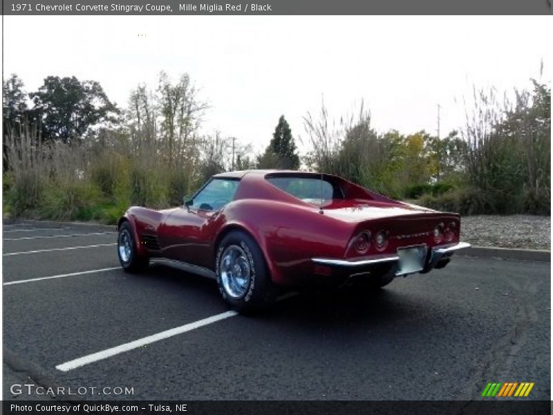 Mille Miglia Red / Black 1971 Chevrolet Corvette Stingray Coupe