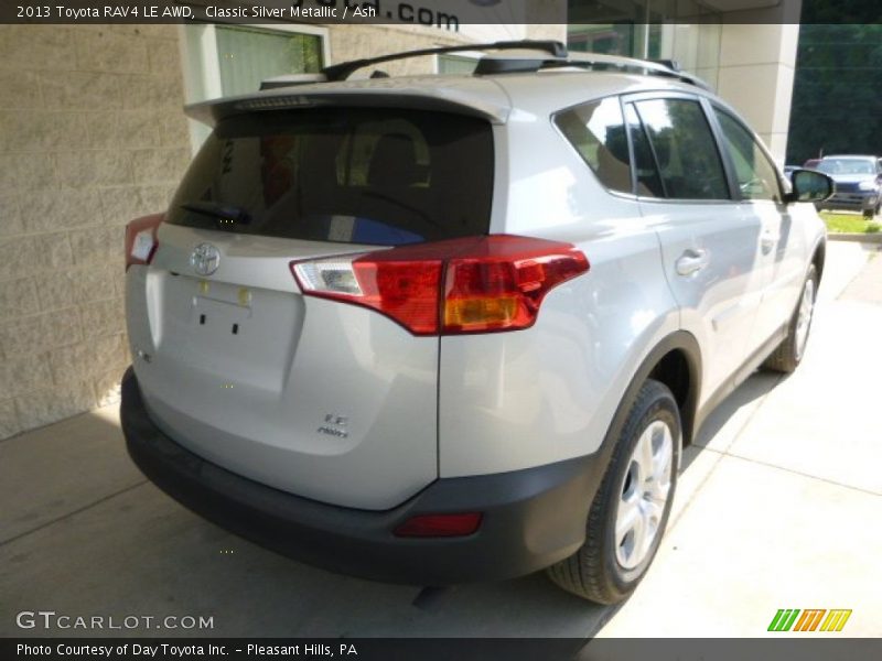 Classic Silver Metallic / Ash 2013 Toyota RAV4 LE AWD