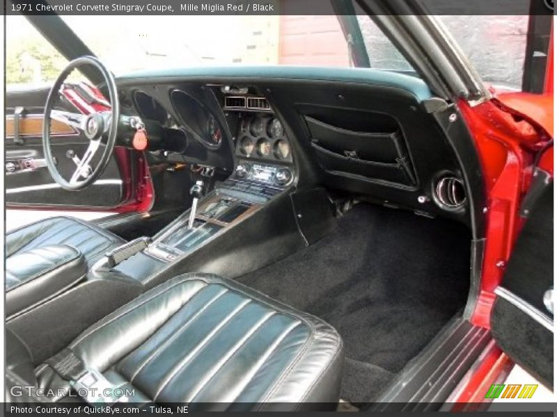  1971 Corvette Stingray Coupe Black Interior