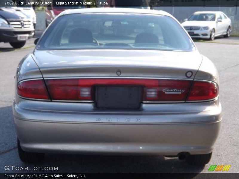 Light Sandrift Metallic / Taupe 2002 Buick Century Custom