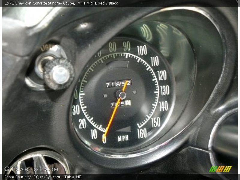 Mille Miglia Red / Black 1971 Chevrolet Corvette Stingray Coupe